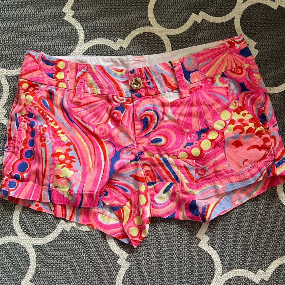 Lilly Pulitzer The Walsh Shorts Size 2 Pink